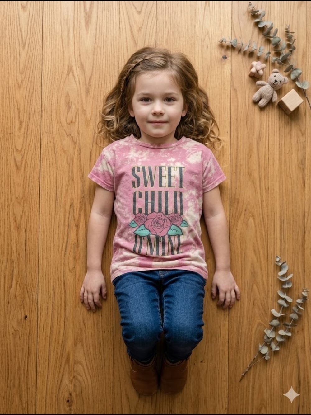 Sweet Child O’ Mine! Rockin’ Pink Guns n Roses Tie-Dye Tee